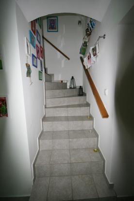 Aufgang in den Schlafbereich
